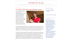 Desktop Screenshot of blog.ineedamaid.com